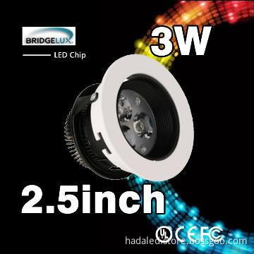 Excellent led chip ceiling led downlight 3W